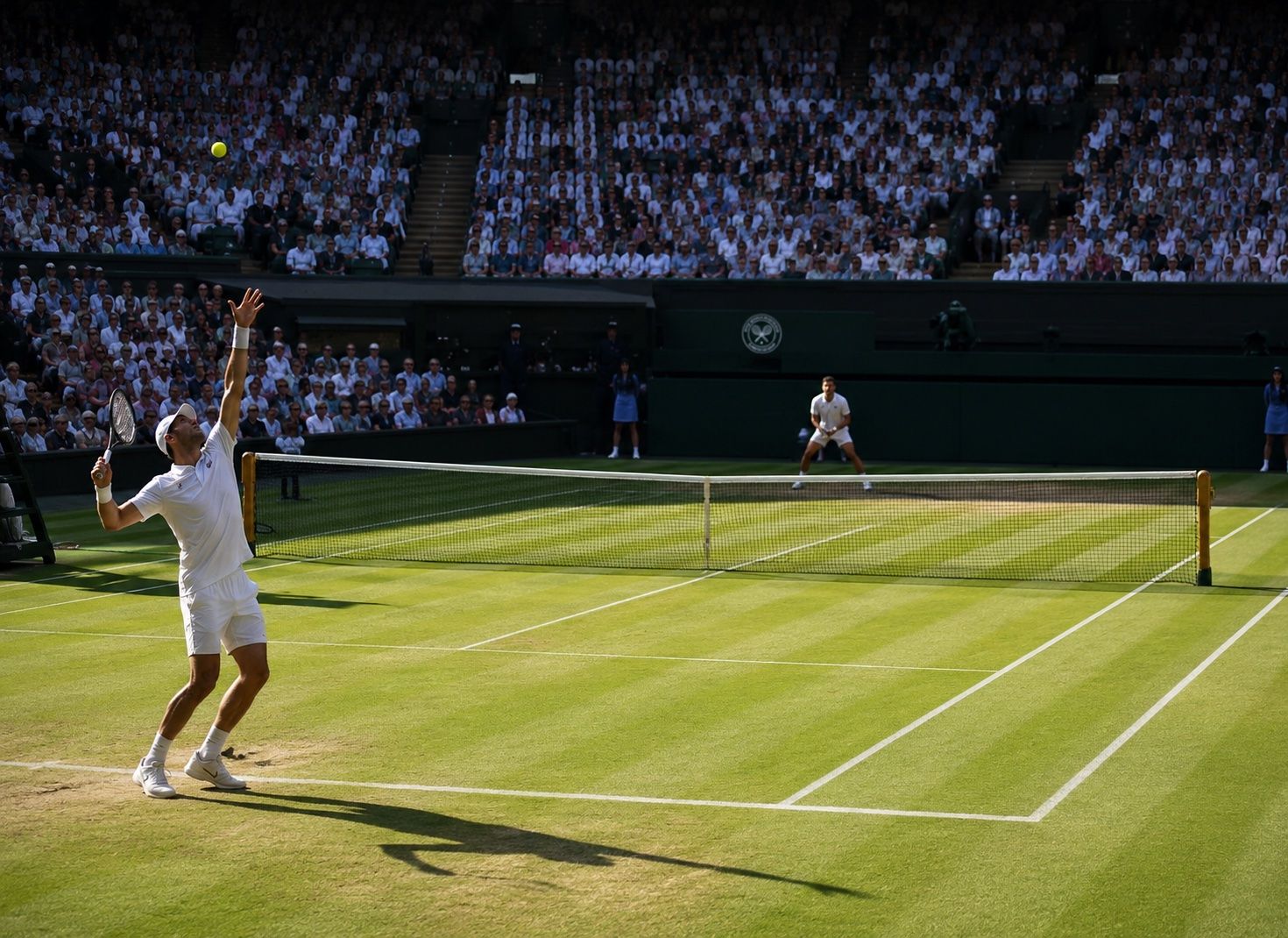 AI-tracked tennis match highlight